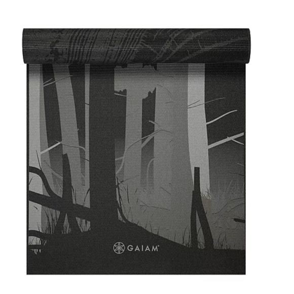 TRADED-Gaiam Yoga Mat - Reversible Deep Forest - Picture 2 of 9